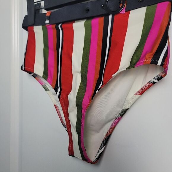 NWOT- SOLID & STRIPED Bikini Bottoms - Picture 2 of 8